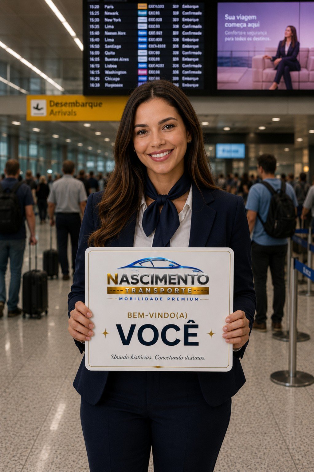 Receptivo executivo Nascimento Transporte no desembarque